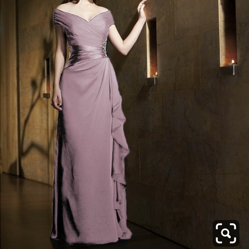 Jade by Jasmine periwinkle gown